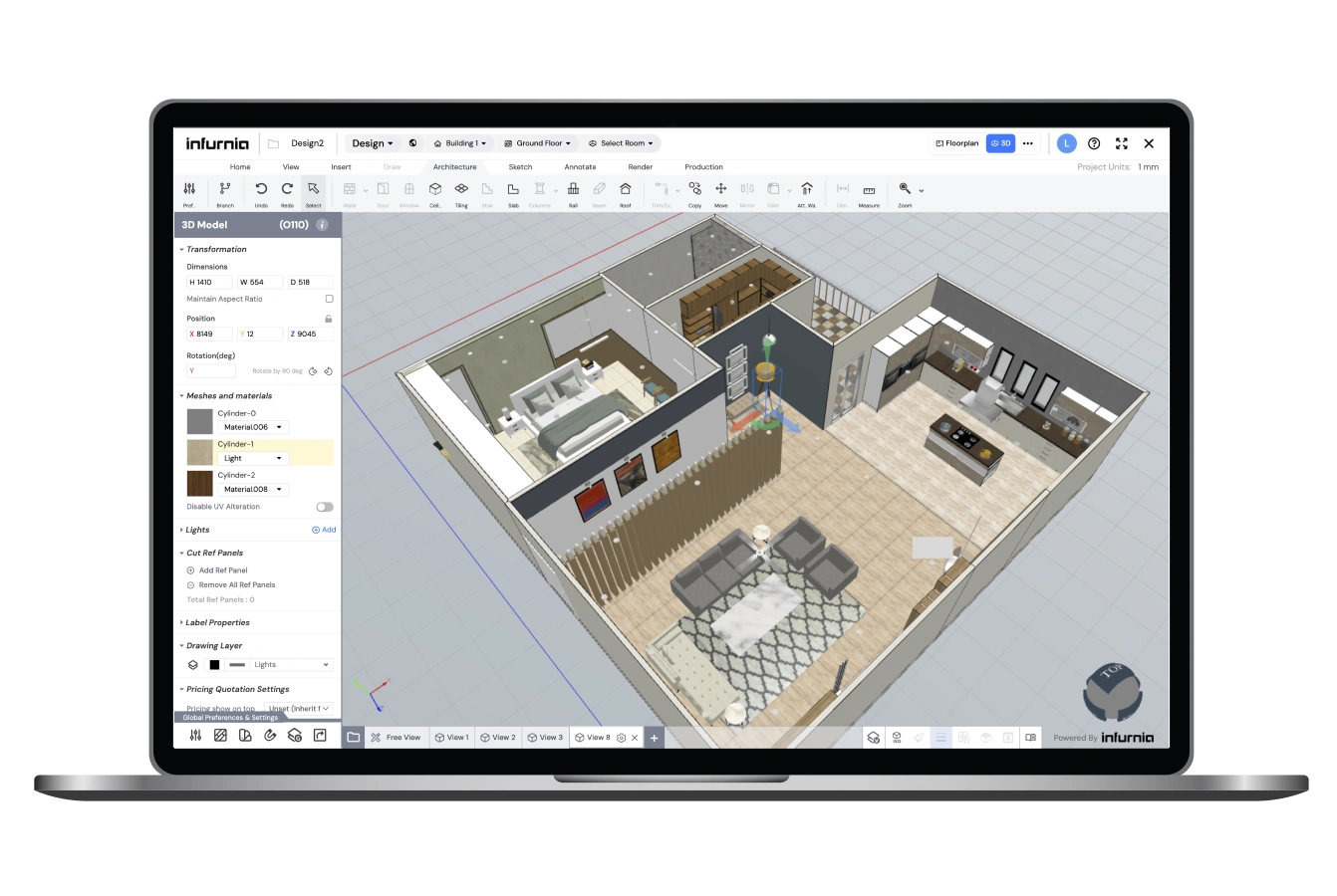 Infurnia Interior Design Platform